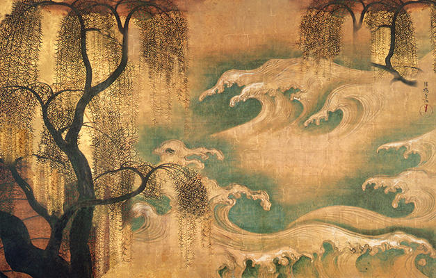 0632 | Японская живопись. Огата Корин | Ogata Korin (XVII-XVIII в.)