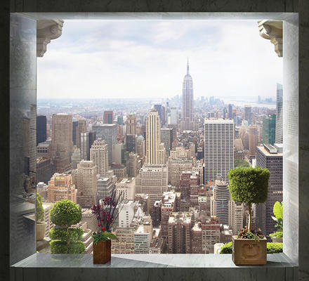 1517 | Вид из окна на Нью-Йорк